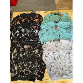 Фотография Свитер мужской SB1049 black-white р.2XL-6XL "Sabihina" недорого оптом от прямого поставщика