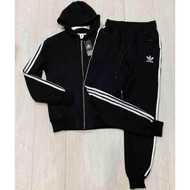 Костюм спортивний чоловічий AZ0165 black р.46-54 "Annet" недорого оптом від прямого постачальника