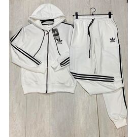 Костюм спортивний чоловічий AZ0165 white р.46-54 "Annet" недорого оптом від прямого постачальника