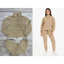 Костюм жіночий теплий YT5484 milk р.48-54 "Annet" недорого оптом від прямого постачальника