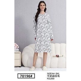 Нічня жіноча 70196 grey р.54-62 "Fili Wear" недорого оптом від прямого постачальника