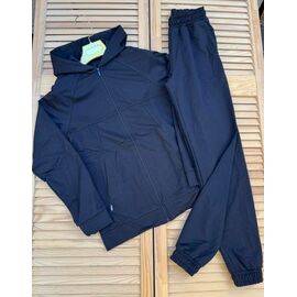 Костюм спортивний жіночий теплий 111-1023 black р.S-XL "VICTORY" недорого оптом від прямого постачальника