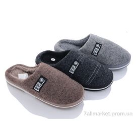 Тапки чоловічі домашні Весна/осінь FG29 mix (12 пар р.42-47) "Deshman" недорого оптом від прямого постачальника