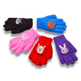 Фотография Перчатки детские унисекс B216C mix р.5-7 "YLZL" недорого оптом от прямого поставщика