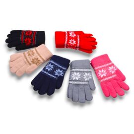 Фотография Перчатки детские унисекс D109 mix р.4-6 "YLZL" недорого оптом от прямого поставщика