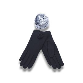 Фотография Перчатки утеплённые женские 96-10 black р.6.5-8.5 "YLZL" недорого оптом от прямого поставщика