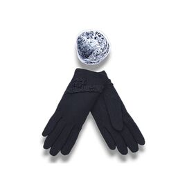 Фотография Перчатки утеплённые женские 96-15 black р.6.5-8.5 "YLZL" недорого оптом от прямого поставщика