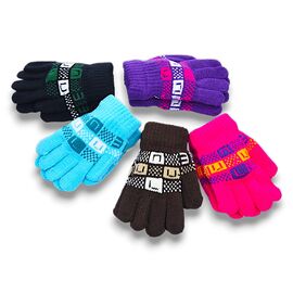 Фотография Перчатки детские унисекс B23 mix р.2-4 "YLZL" недорого оптом от прямого поставщика