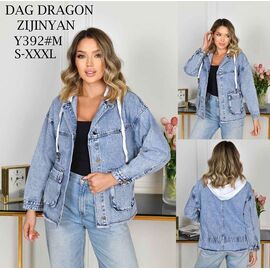 Куртка жіноча демісезонна 392 blue р.S-3XL "Yafeier" недорого оптом від прямого постачальника