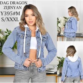 Куртка жіноча демісезонна 395 blue р.S-3XL "Yafeier" недорого оптом від прямого постачальника