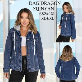 Куртка жіноча демісезонна 682 blue р.XL-6XL "Yafeier" недорого оптом від прямого постачальника