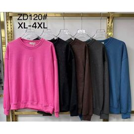 Светр жіночий ZD120 black р.XL-4XL "Yafeier" недорого оптом від прямого постачальника