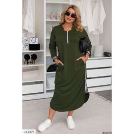 Фотография Женское платье с карманами р.46-48;50-52;54-56;58-60;62-64 (3цв) "VLADA" купить недорого от прямого поставщика