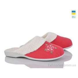 Тапки жіночі для будинку Весна/осінь Кредо 13DP116 вишивка червоний (7 пар р.36-41) "Vladimir" недорого оптом від прямого постачальника
