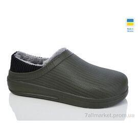 Калоші чоловічі Зима N133 хакі (6 пар р.42-45) "Lot Shoes" недорого оптом від прямого постачальника