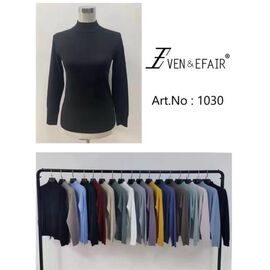 Фотография Свитер женский 1030 mix р.42-44 "Even&Efair" недорого оптом от прямого поставщика