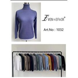 Фотография Свитер женский 1032 mix р.42-44 "Even&Efair" недорого оптом от прямого поставщика