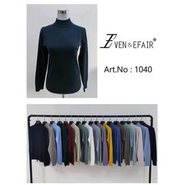 Фотография Свитер женский 1040 mix р.46-48 "Even&Efair" недорого оптом от прямого поставщика