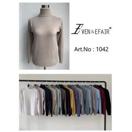 Фотография Свитер женский 1042 mix р.46-48 "Even&Efair" недорого оптом от прямого поставщика