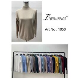 Фотография Свитер женский 1050 mix р.50-52 "Even&Efair" недорого оптом от прямого поставщика