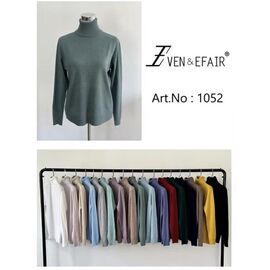 Фотография Свитер женский 1052 mix р.50-52 "Even&Efair" недорого оптом от прямого поставщика