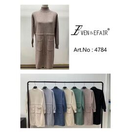 Фотография Платье женское 4784 mix р.56-58 "Even&Efair" недорого оптом от прямого поставщика