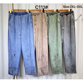 Фотография Штаны женские C111 beige р.2XL-5XL "Kaffir Lily" недорого оптом от прямого поставщика