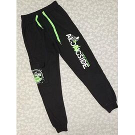 Фотография Штаны детские спортивные на мальчика 1028-25 black р.13-16 "MALIBU" недорого оптом от прямого поставщика