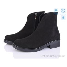 Фотография Ботинки женские стильные Весна/осень 653 чорний з. (6 пар р.36-40) "G-Aira" недорого оптом от прямого поставщика