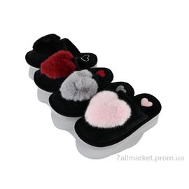 Тапки жіночі для будинку Весна/осінь MD10230 mix (24 пар р.36-41) "YZY" недорого оптом від прямого постачальника