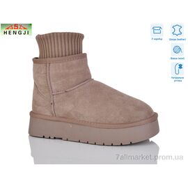 Фотография Угги женские утепленные зима T56-6 (6 пар р.36-40) "HENGJI-ELENA" недорого оптом от прямого поставщика