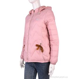 Куртка жіноча Весна/осінь 327 (11964) pink (5 шт. р.сіткаXL-4XL) "Obuvok" недорого оптом від прямого постачальника