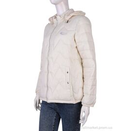 Куртка жіноча Весна/осінь 327 (11964) milky (5 шт. р.сіткаXL-4XL) "Obuvok" недорого оптом від прямого постачальника