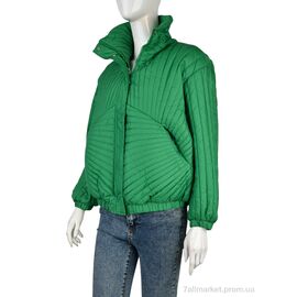 Куртка жіноча Весна/осінь 1885 (11966) green (4 шт. р.сіткаM-2XL) "Obuvok" недорого оптом від прямого постачальника