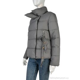 Куртка жіноча Весна/осінь 998 (11965) grey (5 шт. р.сіткаM-2XL) "Obuvok" недорого оптом від прямого постачальника