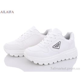 Кросівки жіночі модні Весна/осінь 2380-2 піна (6 пар р.36-41) "Ailaifa" недорого оптом від прямого постачальника