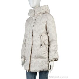 Куртка жіноча Весна/осінь B8805 (11952) beige (5 шт. р.сіткаM-XL) "Obuvok" недорого оптом від прямого постачальника