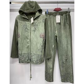 Костюм жіночий 136-137 green р.2XL-5XL "Kaffir Lily" недорого оптом від прямого постачальника