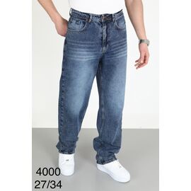 Фотография Джинсы мужские 4000-1 blue р.27-34 "God Baron" недорого оптом от прямого поставщика