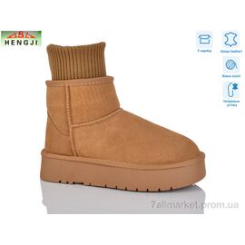 Фотография Угги женские утепленные зима T56-2 (6 пар р.36-40) "HENGJI-ELENA" недорого оптом от прямого поставщика