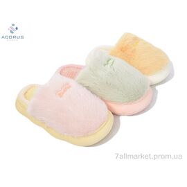 Тапки жіночі для будинку Зима 23-110 mix (10 пар р.36-41) "Acorus" недорого оптом від прямого постачальника