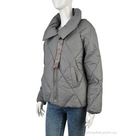 Куртка жіноча Весна/осінь B966 (11951) grey (4 шт. р.сіткаM-2XL) "Obuvok" недорого оптом від прямого постачальника