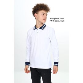 Фотография Свитер детский на мальчика M509 white р.11-15 "MMZ" недорого оптом от прямого поставщика