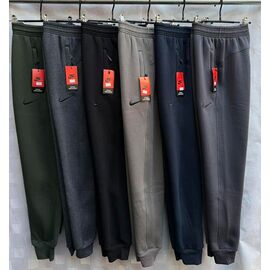 Штани спортивні чоловічі утеплені S1304 beige р.48-58 "Shon" недорого оптом від прямого постачальника