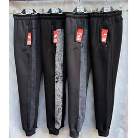 Фотография Штаны спортивные подростковные утеплённые S1339 grey-l.grey р.36-44 "Shon" недорого оптом от прямого поставщика