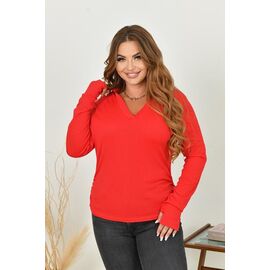 Светр жіночий 5145 red р.50-56 "BONJOUR" недорого оптом від прямого постачальника