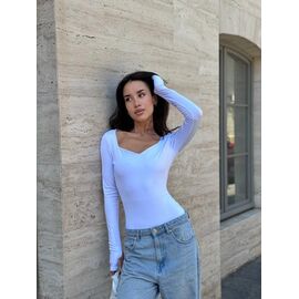 Фотография Боди 5163 white р.42-48 "BONJOUR" недорого оптом от прямого поставщика