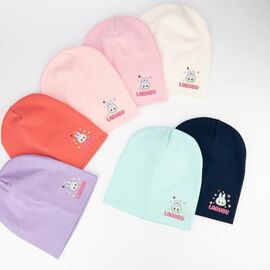 Фотография Шапка детская на девочку CN1054 mix р.52-54 "SELFI" недорого оптом от прямого поставщика