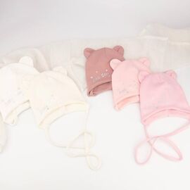 Фотография Шапка детская на девочку CN1061 mix р.44-46 "SELFI" недорого оптом от прямого поставщика