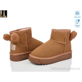 Фотография Угги детские утепленные зима A862-9A (8 пар р.32-37) "Lilin" недорого оптом от прямого поставщика